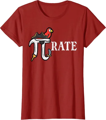 Vista 67 de Pirate Pi Funny Math Pie Halloween Disfraz Maestro Hombres Mujeres Camiseta Asphalt Grey