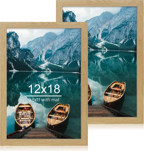 Vista 182 de Hongkee - Juego de 2 marcos de fotos, HK042515-MD5.5X8.5-BK(2PK)
