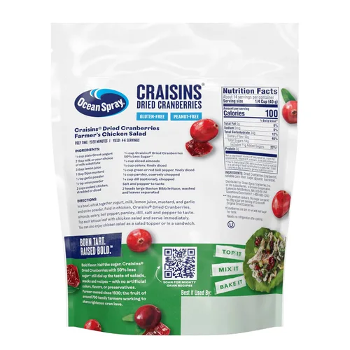 Vista 11 de Ocean Spray Craisins Arándanos secos; racimo de frutas