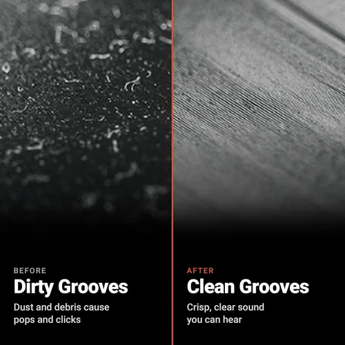 Vista 7 de Vinyl Buddy Kit de limpieza definitivo de discos de vinilo de 5 piezas Incluye: limpiador de discos - Cepillo de terciopelo, microfibra y lápiz