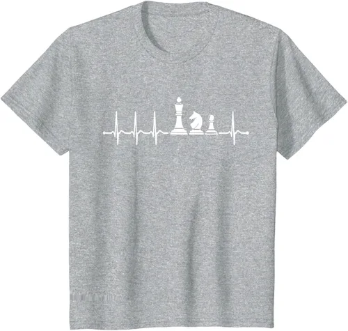 Vista 42 de Camiseta de ajedrez, niños de ajedrez, amantes del ajedrez, camiseta de ajedrez para niños, Negro
