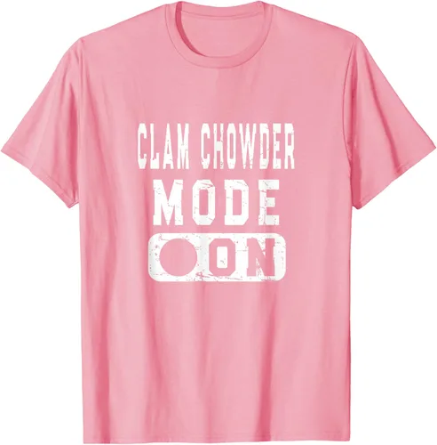 Vista 33 de Clam Chowder Mode On - Camiseta de broma de sopa de almejas, Negro