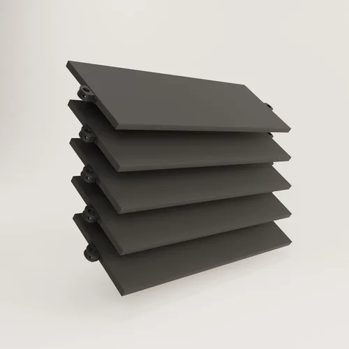 Vista 13 de pamo Organizador de armario ajustable negro - 36 x 12 pulgadas - Juego de 1 pieza - Estante de armario para sistema de armario abierto - Resistente