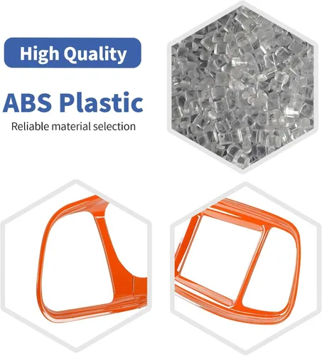 Vista 3 de RT-TCZ para Challenger Cubierta de Panel de Tablero de Consola Central Naranja para Dodge Challenger 2015-2023 Accesorios Interiores Naranjas 4