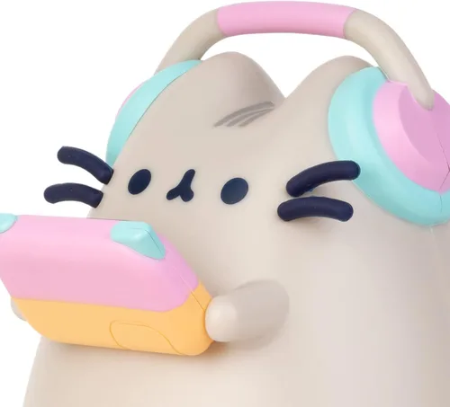 Vista 2 de Grupo Erik Pusheen - Lámpara gamer - Regalos Pusheen - Lámparas para niños para dormitorio - Luz nocturna para niños - Luz nocturna para bebés - Luz