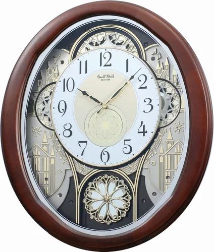 Vista 4 de Rhythm Reloj de movimiento musical "Joyful Moment