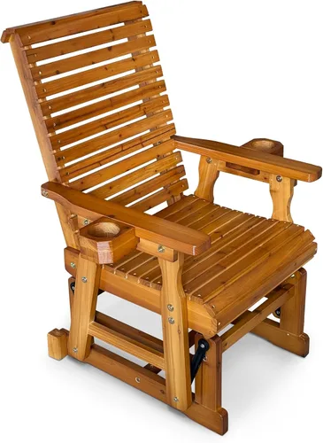 Vista 9 de Hamaca de patio Fortune Candy con portavasos, alta parte posterior enrollada y asiento perfilado profundo, resistente de 800 libras (Negro, 2 plazas)