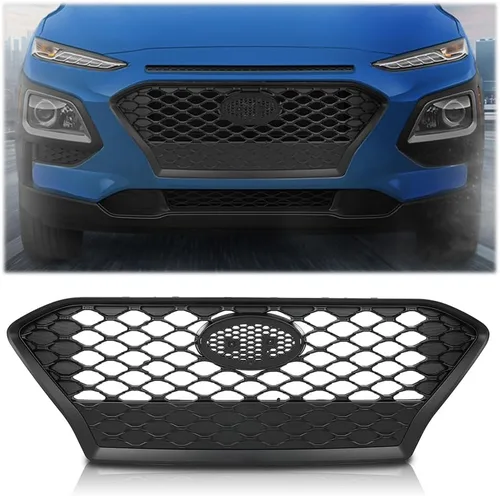 Vista 17 de PIT66 Conjunto de parrilla delantera cromada compatible con Sonata 2011 2012 2013 HY1200154 863503S100