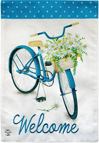 Vista 10 de Briarwood Lane - Bandera para el jardín de primavera con el puente en flor