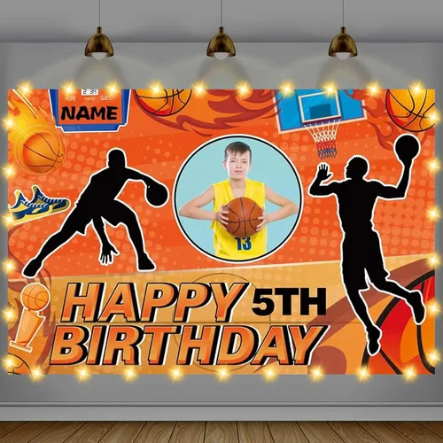 Vista 27 de Cartel de feliz cumpleaños beige personalizado para telón de fondo grande de feliz cumpleaños, globo aerostático, fiesta, interior y exterior