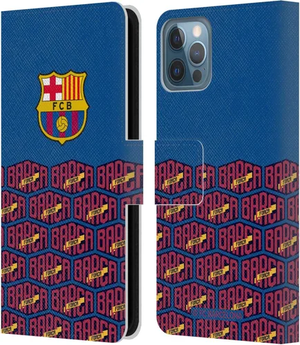 Vista 51 de Head Case Designs Funda de piel con licencia oficial del FC Barcelona con logotipo y patrón de Forca Barca, compatible con Apple iPhone 11