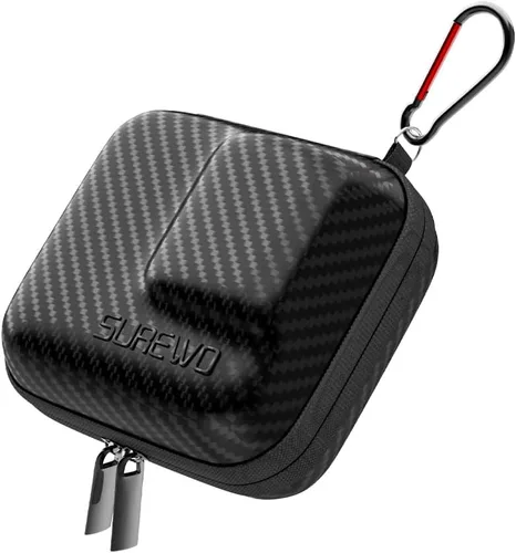 Vista 7 de Funda de transporte impermeable compatible con GoPro Hero 12/11/10/9/8/7/(2018)/6/5 Negro, DJI Osmo Action, AKASO/Campark/YI Action Camera y más