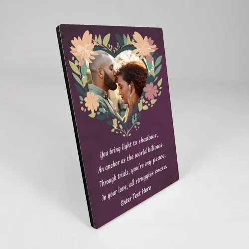 Vista 13 de Panel de fotos personalizado, panel de fotos personalizado, regalos de San Valentín, regalos para mujeres, regalos para ella, regalos Corazón floral