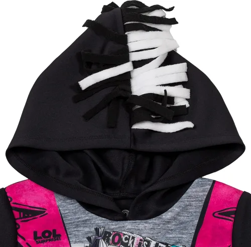 Vista 5 de LOL Surprise Vestido de manga corta con capucha de tul para muñecas con cabello