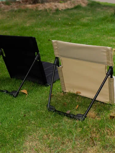 Vista 2 de Sillón plegable portátil ultraligero para exteriores, silla de playa portátil, barbacoa al aire libre, pesca, playa, campamento, picnic, viajes por