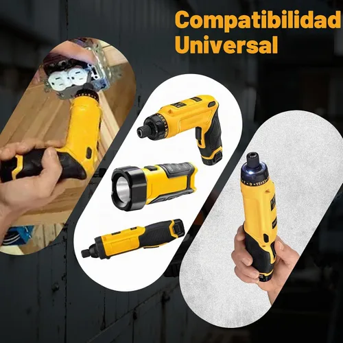 Vista 7 de Shentec Kit de batería de 1500mAh 8V compatible con DEWALT DCB080