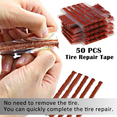 Vista 7 de Kit de tapones para neumáticos, kit de reparación de neumáticos de 91 piezas, con kit de parche universal de neumáticos para tapar pisos