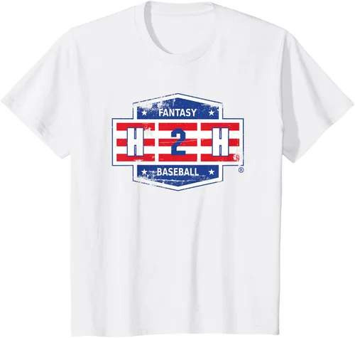 Vista 5 de H2H Fantasy orgullo americano de béisbol playera Azul Marino