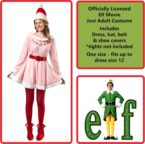 Vista 5 de Elf Deluxe Jovie Adult Costume