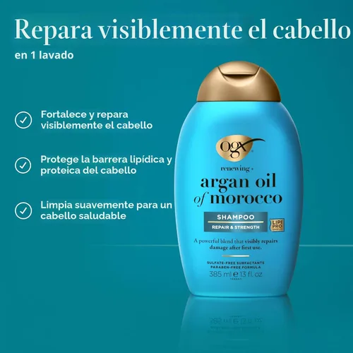 Vista 3 de Ogx Acondicionador renovador con aceite de Argán de Marruecos