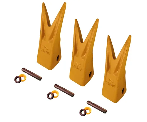 Vista 6 de Cubo de excavadora Tiger Rock diente w Pins, compatible con CAT J250 Series- 1U-3252WTL (1)