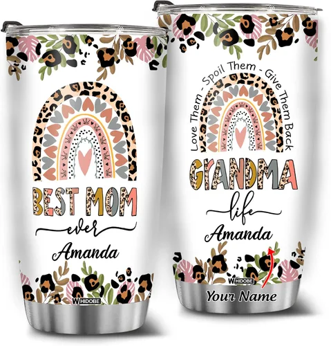 Vista 14 de WHIDOBE Vaso de jubilado personalizado (1 niño) personalizado jubilado bajo nueva administración, mira a los nietos para obtener detalles, vaso