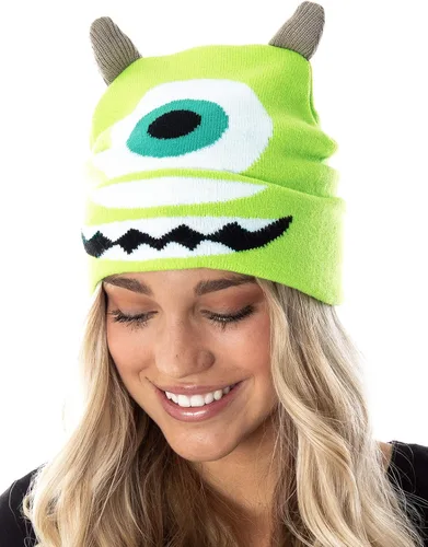 Vista 2 de Disney Monsters Inc. Mike Wazowski - Gorro bordado de personajes, Mike Wazowski