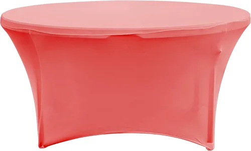 Vista 19 de Simply Elegant Mantel redondo ajustable de elastano Mantel para mesa de banquete, mantel de poliéster y elastano, para cumpleaños, quinceañera