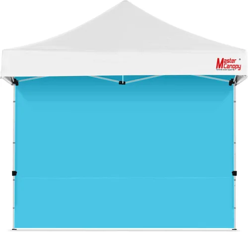Vista 18 de MASTERCANOPY Toldo de 8x8 pies SunWall Toldo Instantáneo Pared Lateral para Toldos Emergentes Tiendas Gazebos, Protección UV Solo Pared Lateral Azul