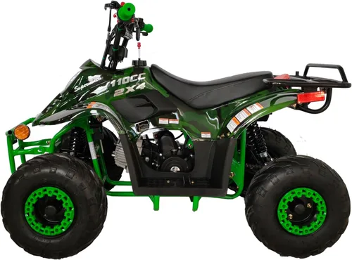 Vista 7 de HHH 110cc ATV Boulder 110B1 Gas Quad Youth Niños completamente automáticos 4 Wheeler