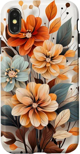 Vista 5 de Cute Fall Flower Sublimation Clipart Autumn Leaves Case for iPhone 17