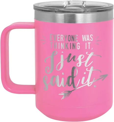 Vista 6 de Taza de café con tapa superior deslizante, con aislamiento para viaje, ideal para regalo de cumpleaños o Navidad de mujeres/hombres