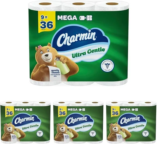 Vista 10 de Charmin Papel higiénico ultra suave, 9 megarrollos, 231 hojas por rollo