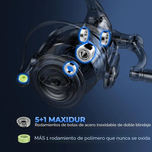 Vista 7 de KastKing Rekon Saltwater Fishing Rod and Reel Combo, Spinning Reel Combo