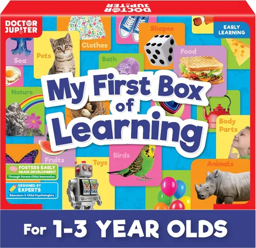Vista 8 de Doctor Jupiter Mi gran caja de aprendizaje Juguetes para niños pequeños de 1-2-3 años Actividades educativas y de aprendizaje para niños y niñas