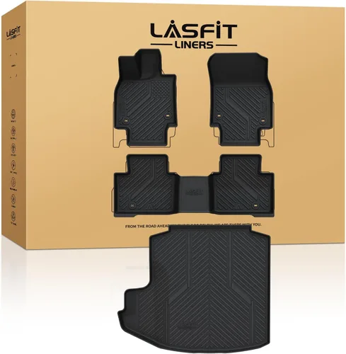 Vista 31 de LASFIT Alfombrillas de piso para Toyota Tacoma 2008-2011 Cabina de Acceso Transmisión Automática, Forro de Piso de Ajuste Personalizado para Todo