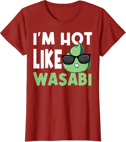 Vista 20 de Wasabi - Camiseta de condimentos de pasta picante de rábano picante japonés, Negro