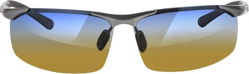 Vista 2 de Eagle Eyes Triumph - Gafas de sol polarizadas de aluminio mate con espejo azul flash