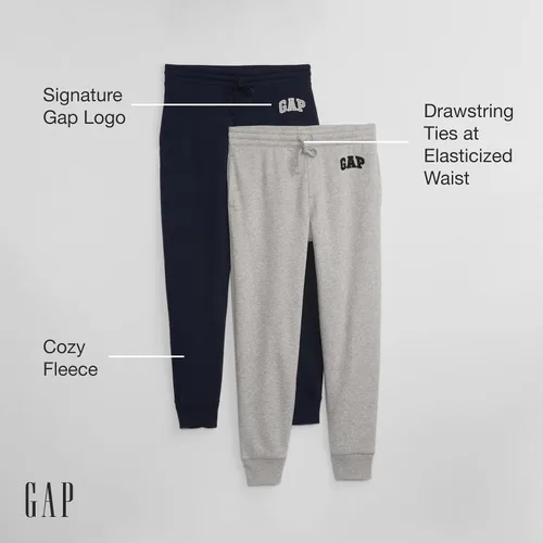 Vista 2 de Gap Paquete de 2 pantalones deportivos con logotipo para hombre