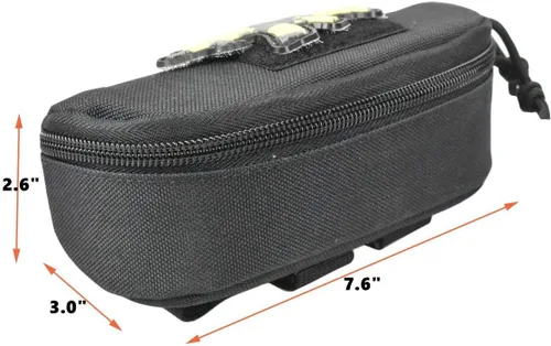Vista 4 de Gafas de sol Caso duro táctico Molle gafas resistente caso portátil gafas duras estuche de transporte
