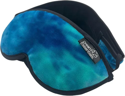 Vista 10 de Dream Essentials Utopia - Máscara de lujo para dormir, hecha a mano en los Estados Unidos, algodón transpirable, diadema ancha ajustable, hombres