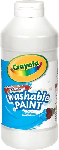 Vista 10 de Crayola Pintura lavable, negro, 16 oz.