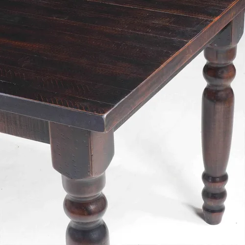 Vista 5 de Grain Wood Furniture Valerie Original - Mesa de comedor de madera maciza de 63 pulgadas, madera de granero Barnwood
