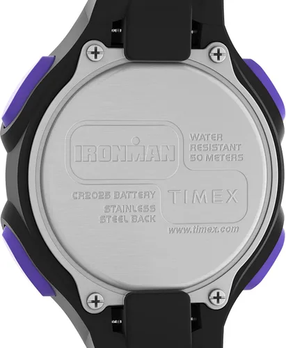 Vista 5 de Timex Reloj Ironman Essential Triathlon para mujer de 34 mm Negro/Digital/Negro