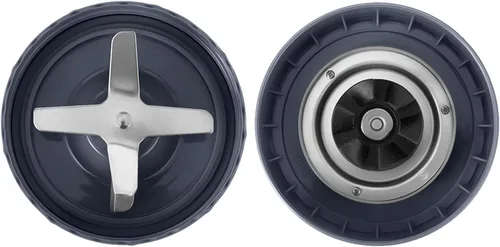 Vista 6 de Cuchilla extractora de repuesto compatible con la serie NutriBullet de 600 W y 900 W, hoja cruzada con anillo de sellado de junta de goma