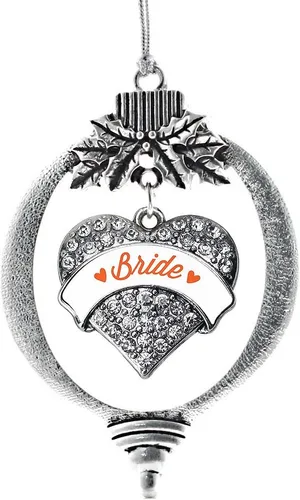 Vista 58 de Inspired Silver - Adorno con dije de hermana gemela - Adornos navideños de plata con circonitas cúbicas