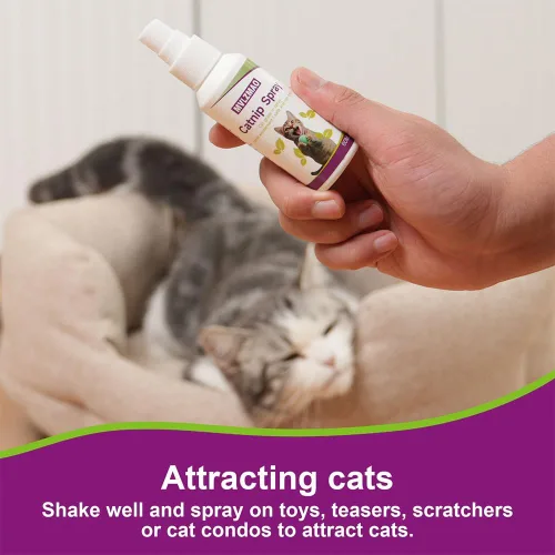 Vista 3 de Spray de hierba gatera para gatos, espray transparente para gatos y gatitos, 2.0 fl oz