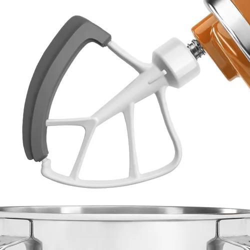 Vista 3 de KITCHPOWER 4,5-5 Quart Flex Edge - Batidora para cocina, soporte para cabeza, mezcladores, color blanco, Blanco
