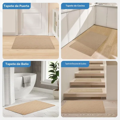 Vista 6 de Stair Treads for Wooden Steps Indoor, KOOTETA 1 Pack 20" X 32" Non Slip