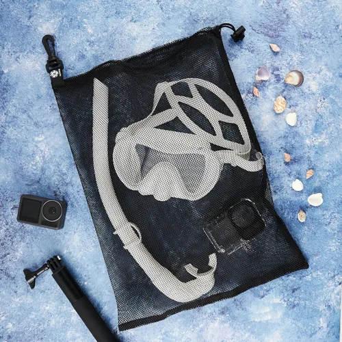 Vista 3 de PALTERWEAR Bolsa de malla con cordón y gancho de clip - Juego de 4 (12 x 16 pulgadas)